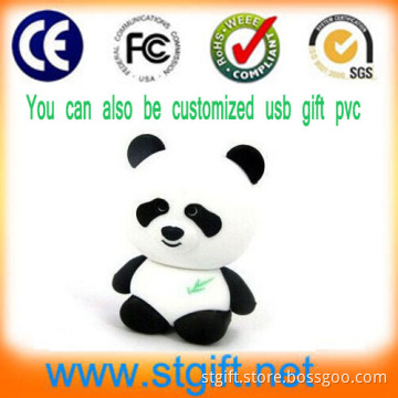 Cute Animal Christmas Gift China Panda Cartoon USB Stick